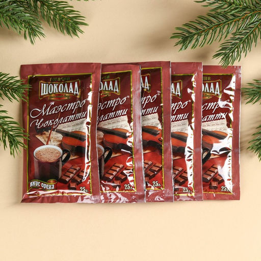 Горячий шоколад в коробке Тёплых праздников, 125 г (5 шт.?25 г) - Фабрика счастья фото 6