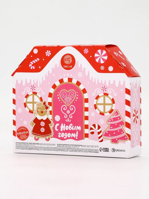 Гель для душа «С Новым годом», lovely lollipop, набор 2 шт. × 200 мл, URAL LAB