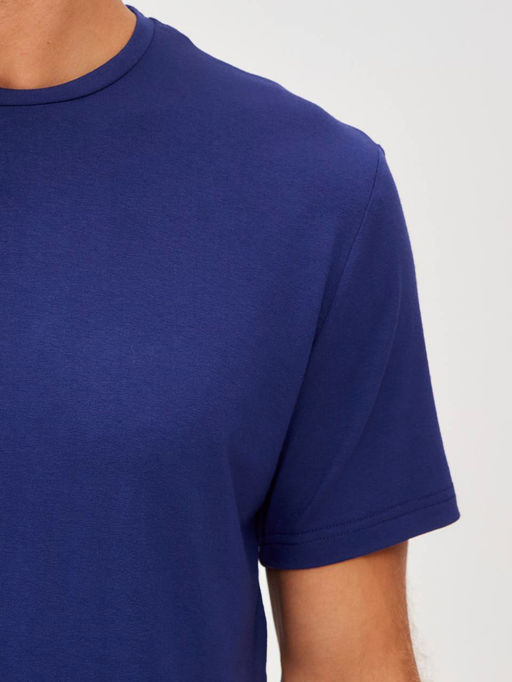 Футболка мужская короткий рукав GREG G145-V-INDIGO (синий)  фото 6