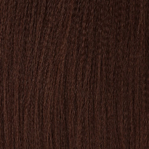 SIM-BRAIDS Канекалон однотонный, гофрированный, 65 см, 90 гр, цвет тёмно-русый(#8) - Queen fair фото 2