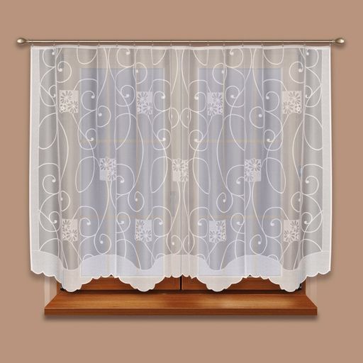 Готовые шторы арт. 227620/160, нежно-кремового цвета, размер 160 см высота х 300 см ширина, на универсальной шторной ленте