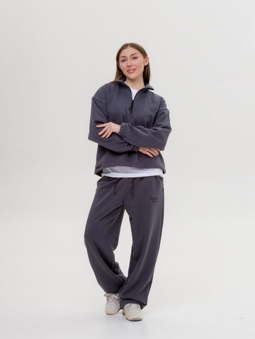 327 Костюм-трансформер с утяжками, графит - Knitka wear фото 4