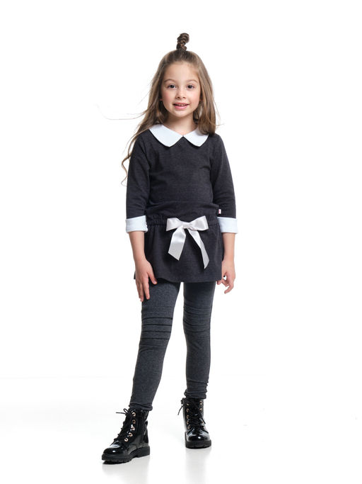 Футболка для девочки UD 1228 черный - Mini maxi фото 6