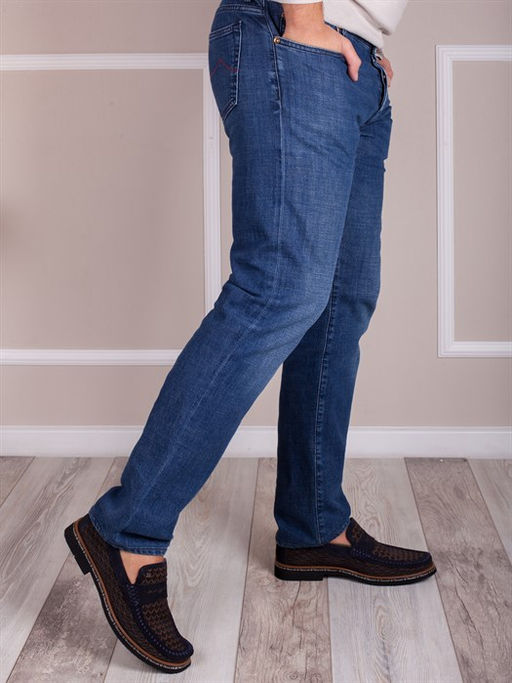 Слиперы мужские от производителя/ Лоферы/ Мокасины на все случие жизни 310-01-L1 Темно-синий2 - Piniolo фото 2