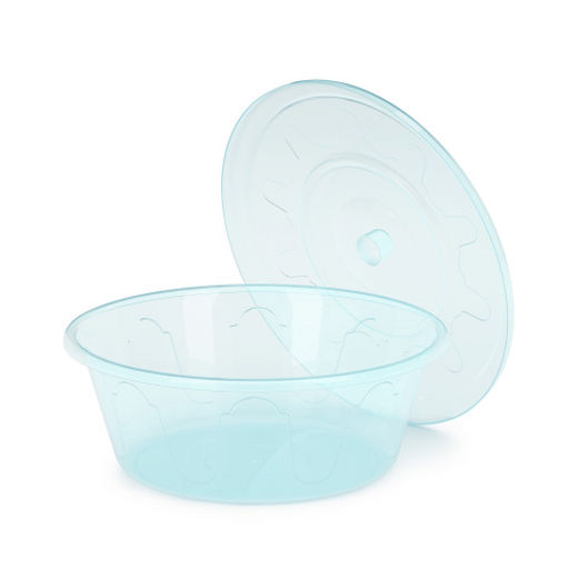 Таз 6л "Хозяюшка" с крышкой М1279