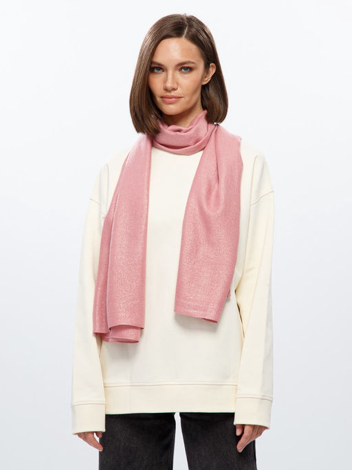 Палантин жен. виск+шерсть+люр 90х180 LSZ54-931-05