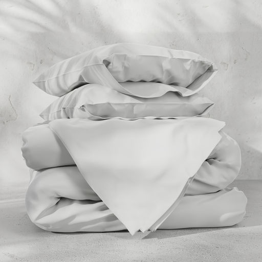 Постельное бельё дуэт «Этель», тенсель, белое