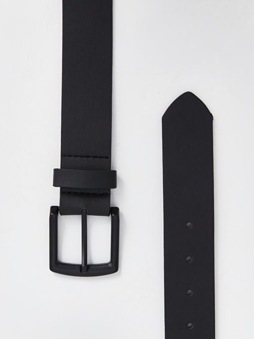 Deri G?r?n?ml? Erkek Kemer - Waikiki фото 3