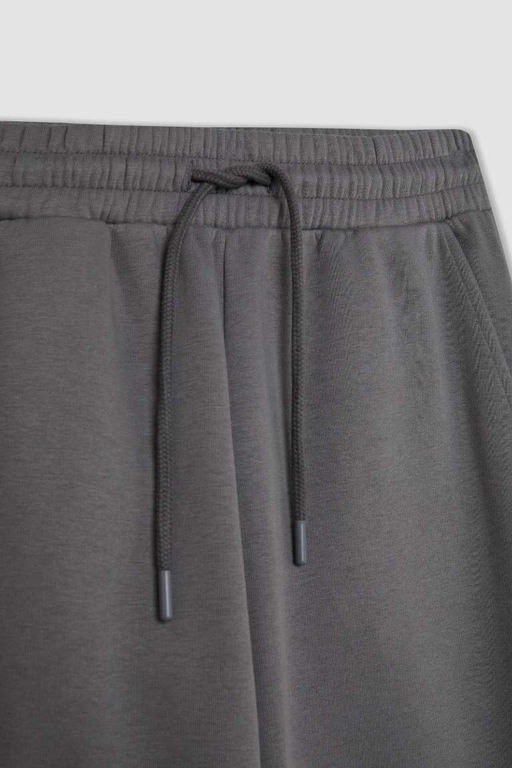 Длинные толстые спортивные штаны Jogger стандартной посадки с эластичной окантовкой по ноге - Defacto фото 8
