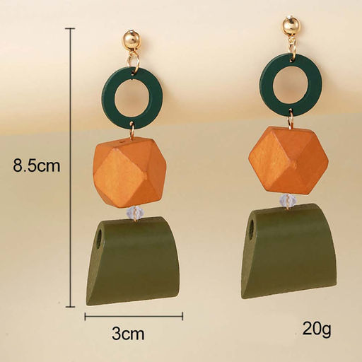 Серьги длинные на гвоздиках арт. 13 3299 (id 271249) - Rada фото 3