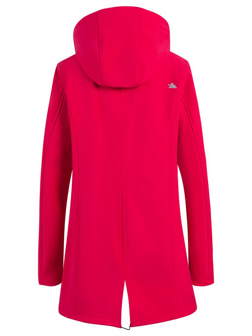 Парка спортивная женская с капюшоном softshell красного цвета 9568Kr - Mtforce фото 14