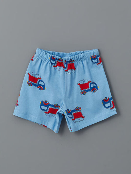 Beli Lastikli Bask?l? Erkek Bebek ?ort