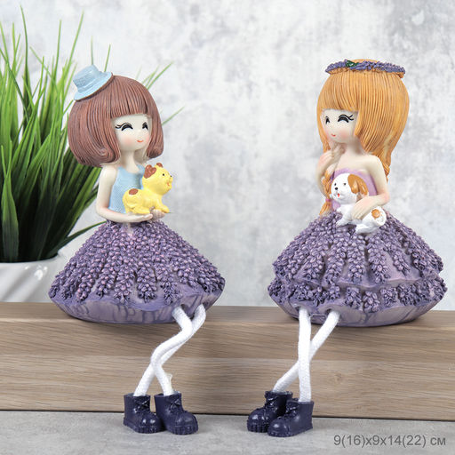 Фигурка Лаванда висячие ножки 2 штуки набор 22 см / 9638 /уп 48/ - Галеонтрейд фото 5