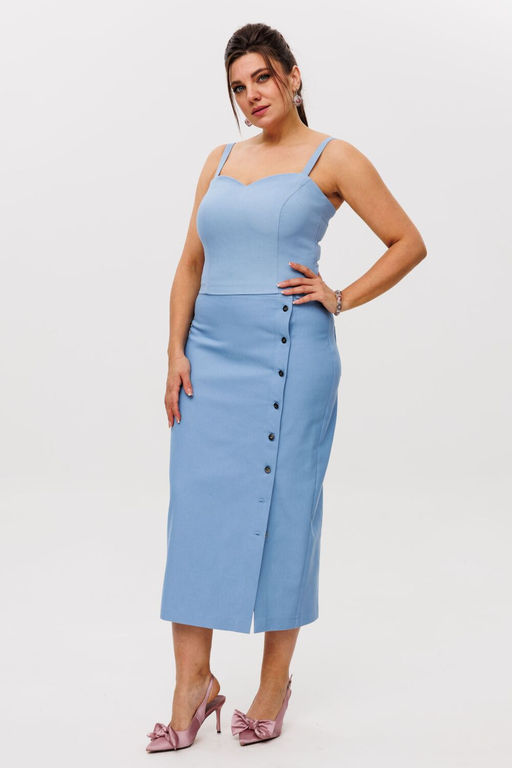 Юбка ANELLI 1453 небесная симфония  фото 3