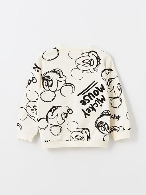 Bisiklet Yaka Mickey Mouse Bask?l? Erkek ?ocuk Sweatshirt - Waikiki фото 2