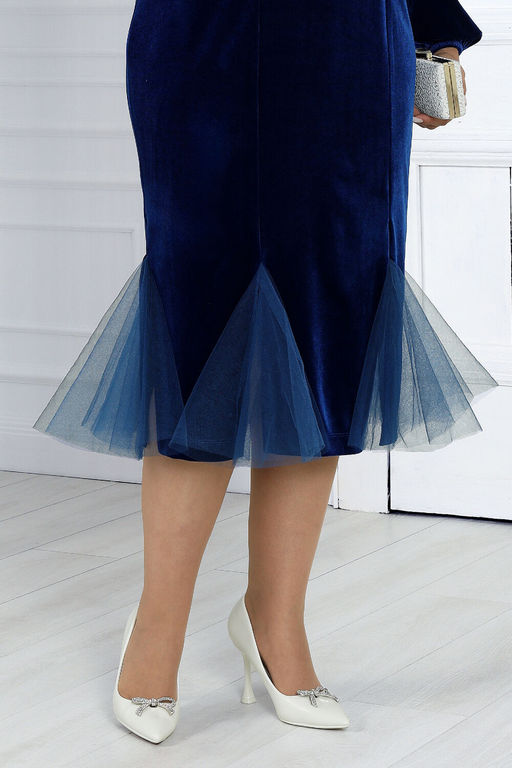 Платье Ninele 7431-Р темно-синий - Mira fashion фото 577