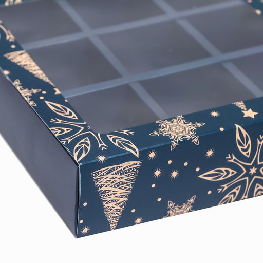 Коробка под 9 конфет новогодняя Праздничное волшебство, 13.5?13.5?3.5 см - UPAK LAND фото 9