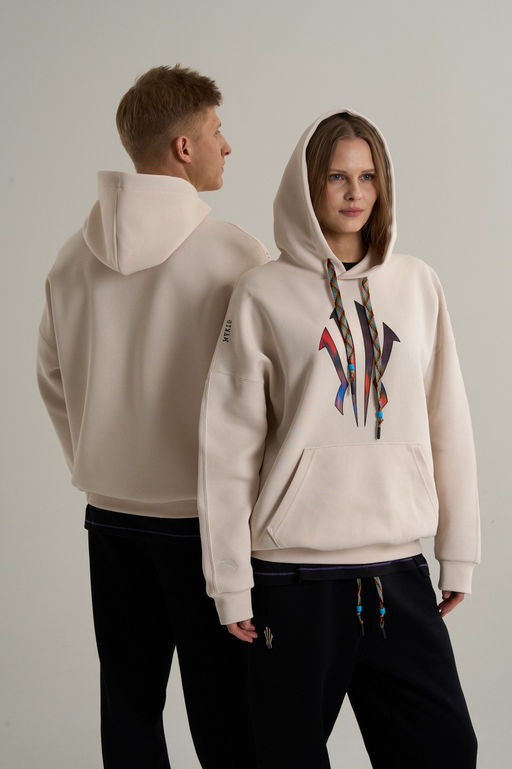 Худи Бежевый KAI Sweat Hoodie - Anta фото 3