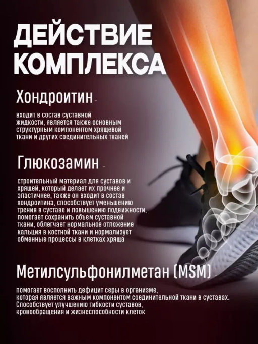 Бад "Хондроитин+Глюкозамин+МСМ" Алфит Плюс 1750