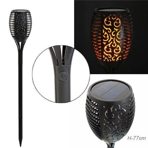 Светильник садовый на солнечной батарее 77 см Факел / 6006 /уп 30/ - Галеонтрейд фото 2
