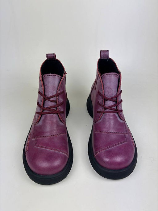 Ботинки 305.927bl.Вакса бордовый+черный R