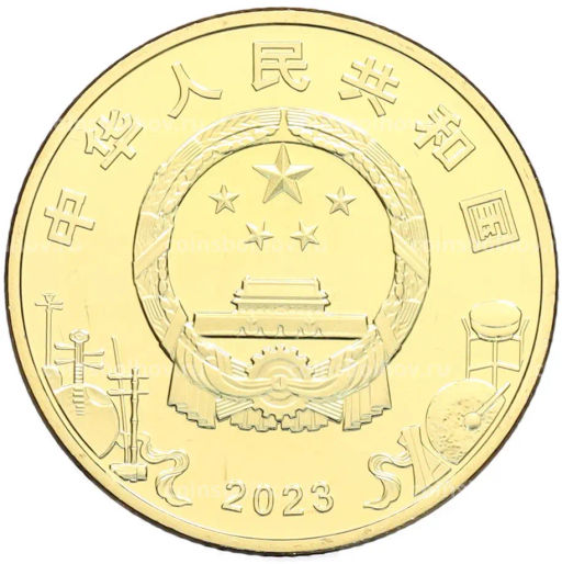 Монета 5 юаней 2023 года Китай Пекинская опера