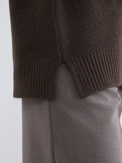 V Yaka Kad?n Triko Kazak