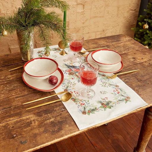 Дорожка новогодняя на стол «Этель» Сhristmas bells 30×70 ± 5 см, 100% хл, саржа 190 г/м²