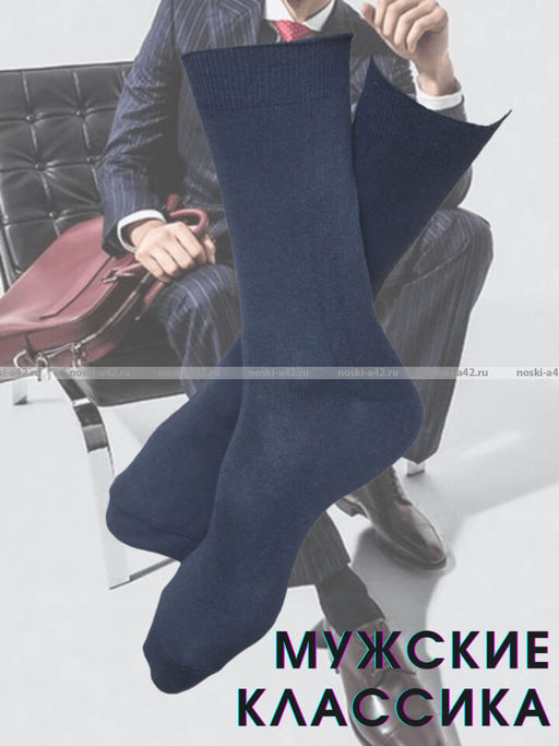 Цена за 10 пар. Легион носки мужские синие