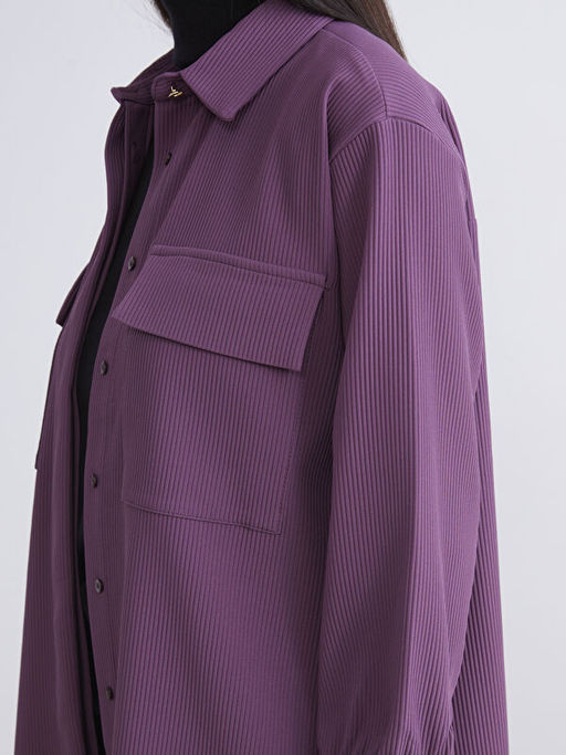Oversize Kadife Kad?n G?mlek Tunik