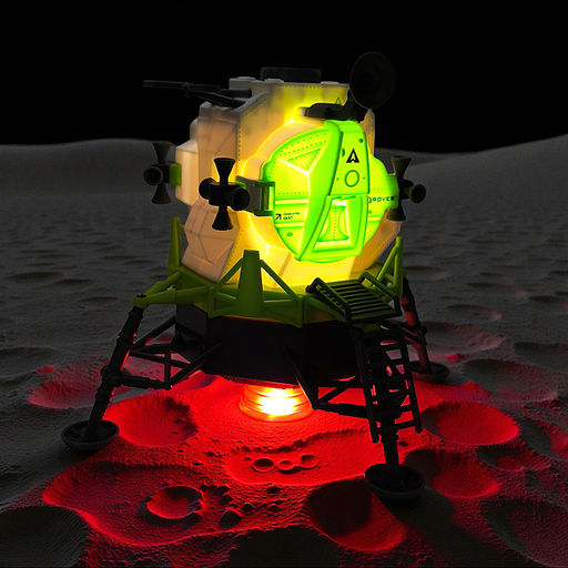 Космический корабль "Апполон и космо мобиль" в коробке