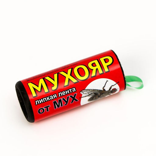 Цена за 9 шт. Липкая лента от мух Мухояр, 1 шт.