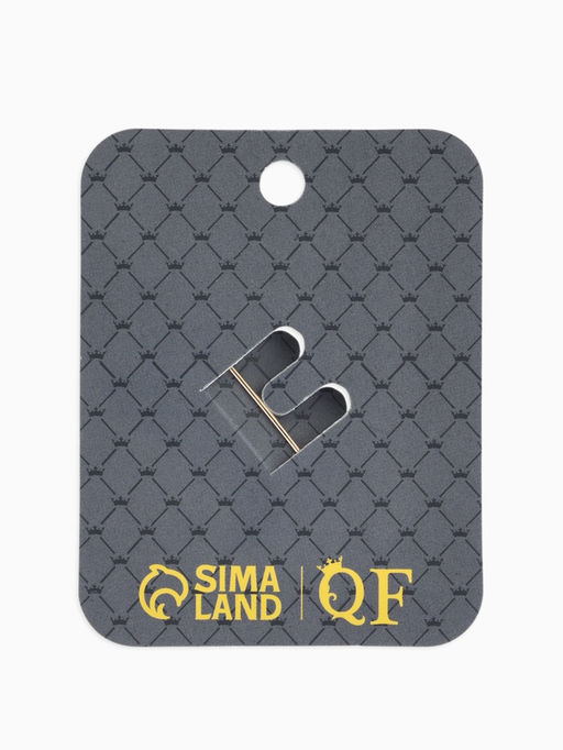 Брошь «Флаг России», триколор в золоте