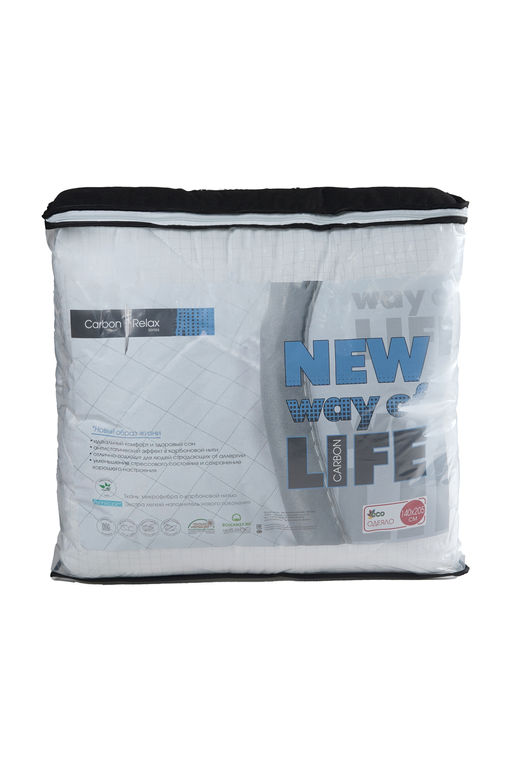 Одеяло серии Carbon-Relax (клетка малая)