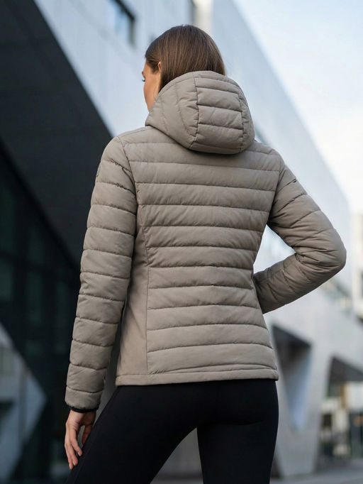 Куртка женская гибридная стёганая с капюшоном с графеновой подкладкой синего цвета 9622_1S - Valianly фото 79