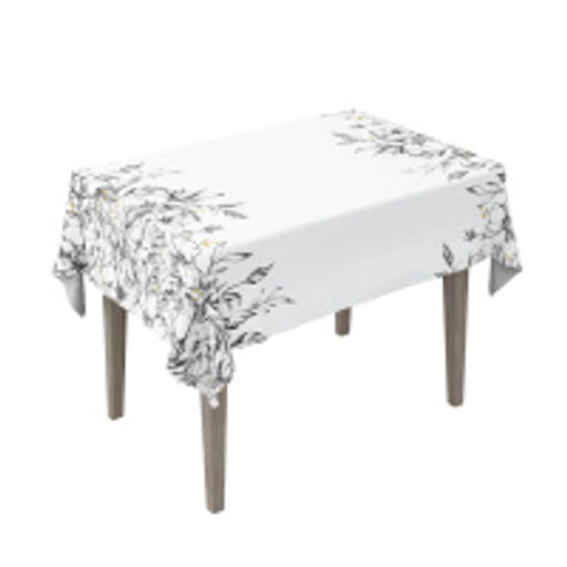 VAL CH-TC-1411P Скатерть-клеенка ПВХ, полиэстер, 140*110 см, CHIC, шт - Valiant фото 3