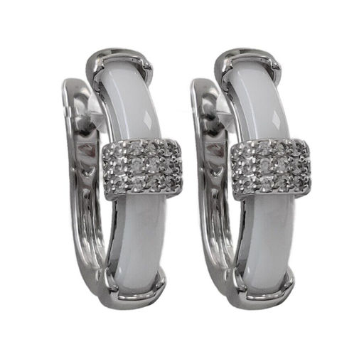 Серьги с керамикой