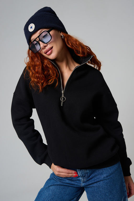 Свитшот Натали 14427 из хлопка с полиэстером