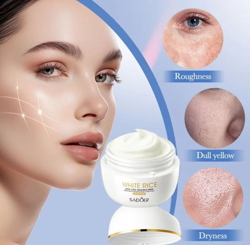 SADOER Отбеливающий, увлажняющий, омолаживающий крем для лица 50гр  фото 5