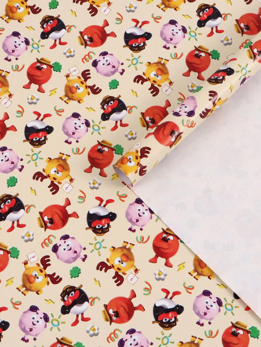 Цена за 10 шт. Бумага глянцевая «Смешарики», 50 × 70 см