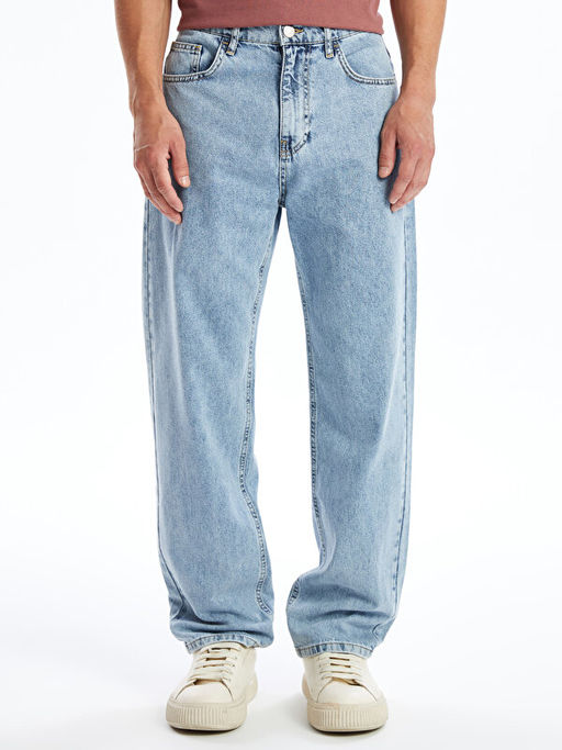 Baggy Fit Erkek Jean Pantolon