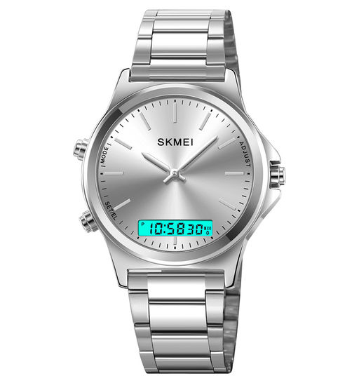 Часы наручные Skmei мужские электронные спортивные 2120silver-black
