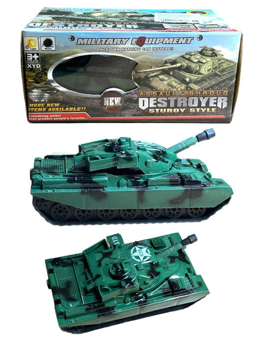 Танк на батар. 20*12*9см (1173133) свет, звук, в коробке