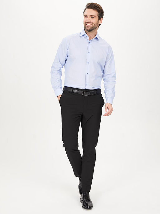 Сорочка мужская длинный рукав GREG 211/131/226/Z/1p STRETCH  фото 6