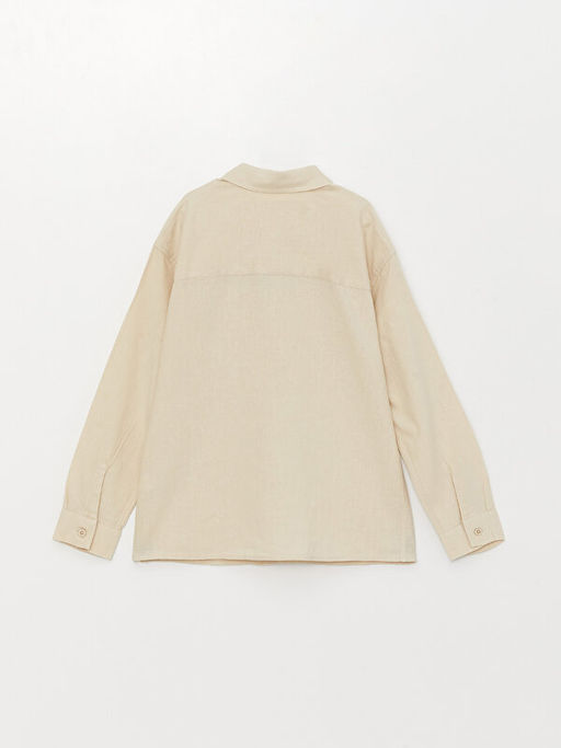 Rahat Kal?p Keten Kar???ml? Erkek ?ocuk G?mlek - Waikiki фото 3