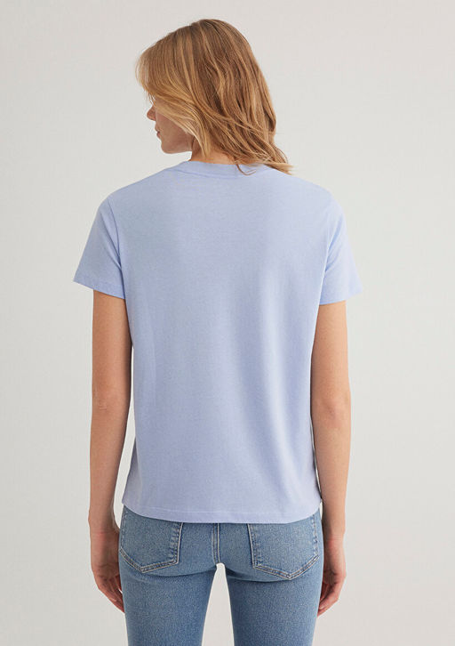 Mavi Bask?l? Mavi Tisort  фото 4