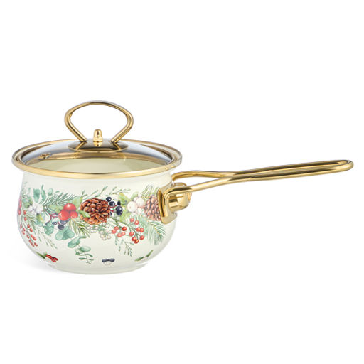 Ковш эмалированный серия "Celebration" 0,9л, диа 14 см 943-081 943-081 #НовыйГод /АРТИ-М/