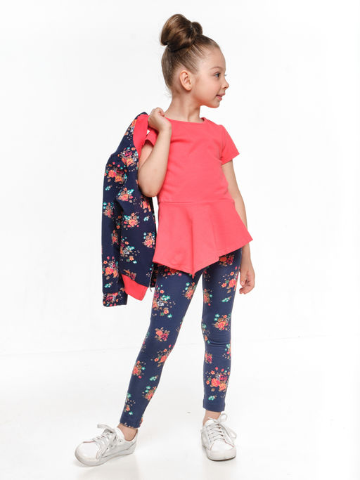 Футболка для девочки UD 0738 коралловый - Mini maxi фото 5