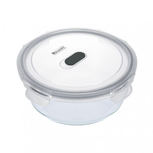 Контейнер стекл. герметич. кругл. 0,6л Linea Desco арт. 93-DE-CA-21-600