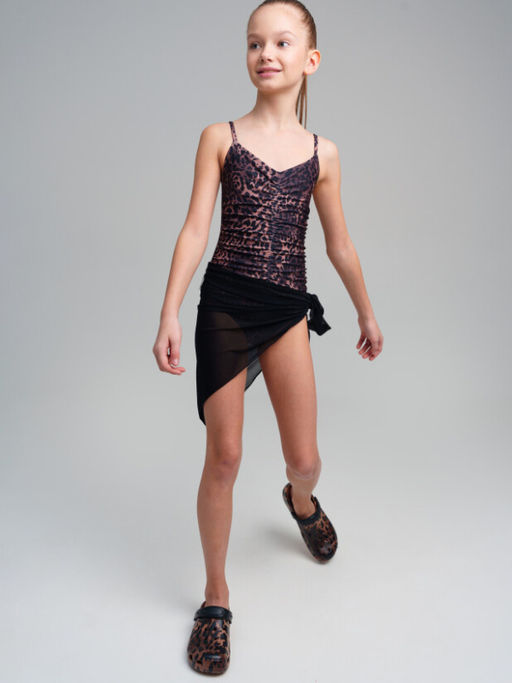 12521425 Комплект для девочек: купальник, парео